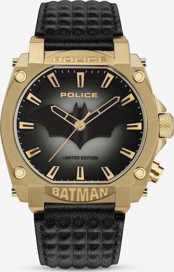 POLICE Analog Watch 'BATMAN' in Gold / Black, Item view