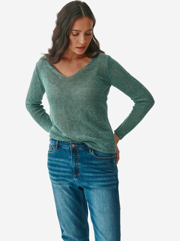 TATUUM Sweater 'TESSA' in Green: front