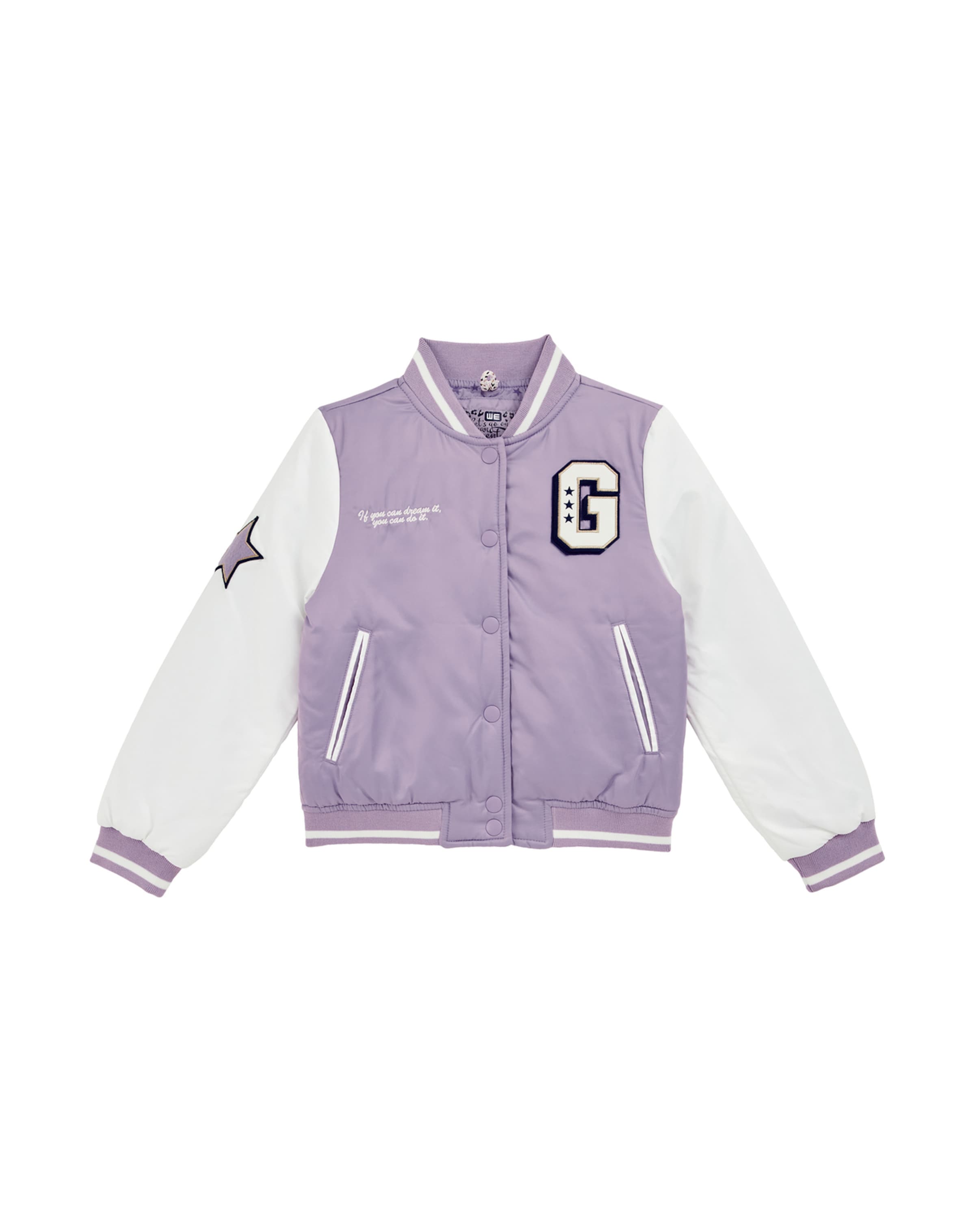 Giacca di mezza stagione di WE Fashion in lilla: frontale