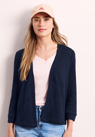 STREET ONE Strickjacke in Blau: Vorderseite