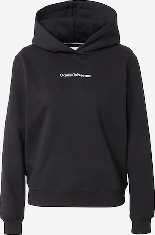 Calvin Klein Jeans - Sudadera en negro: frente