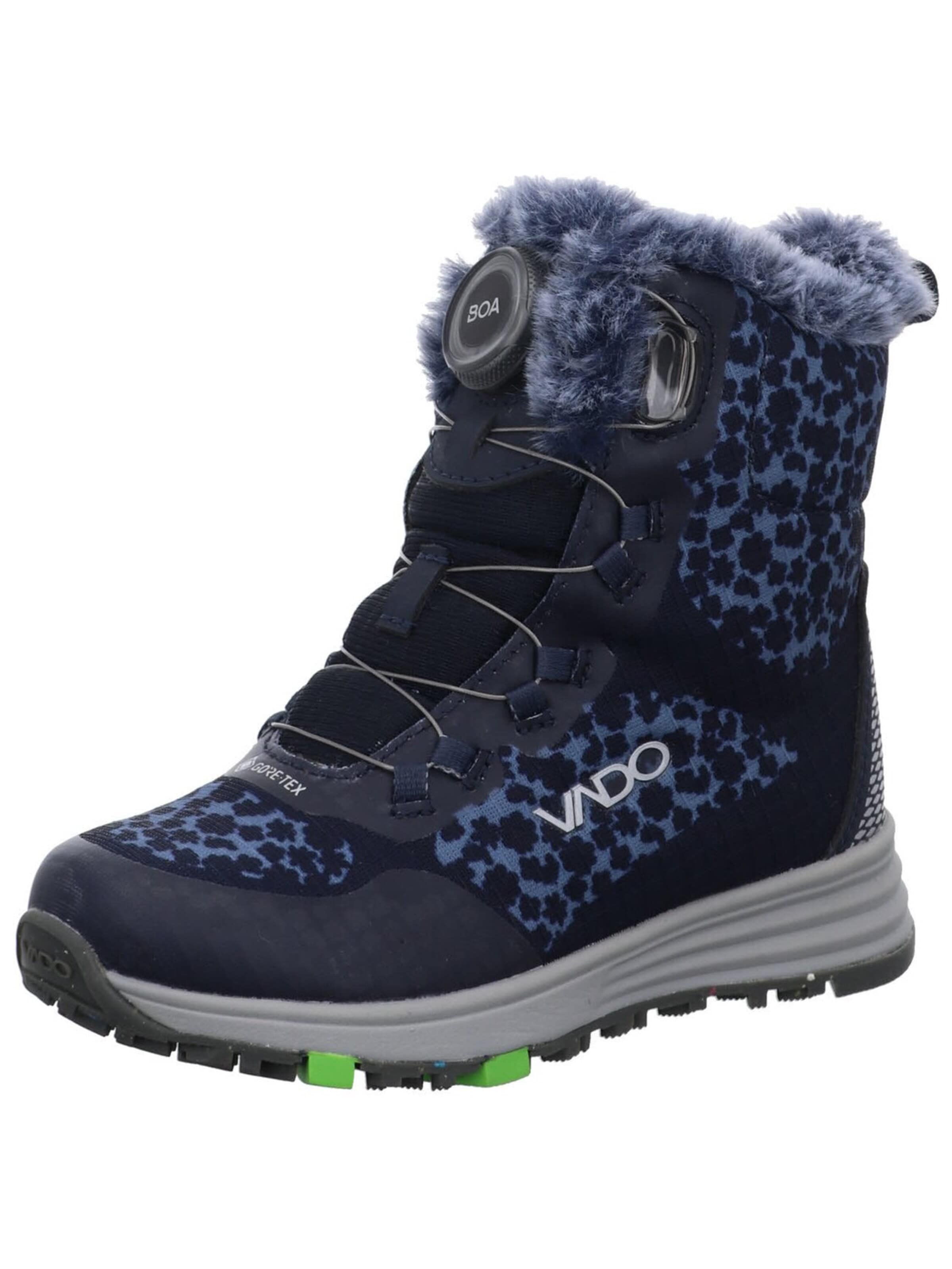 Vado Boot 'Stiefel Mädchen 83420-3401 101 Kunststoff (Synthetik) in blau' in Blue: front
