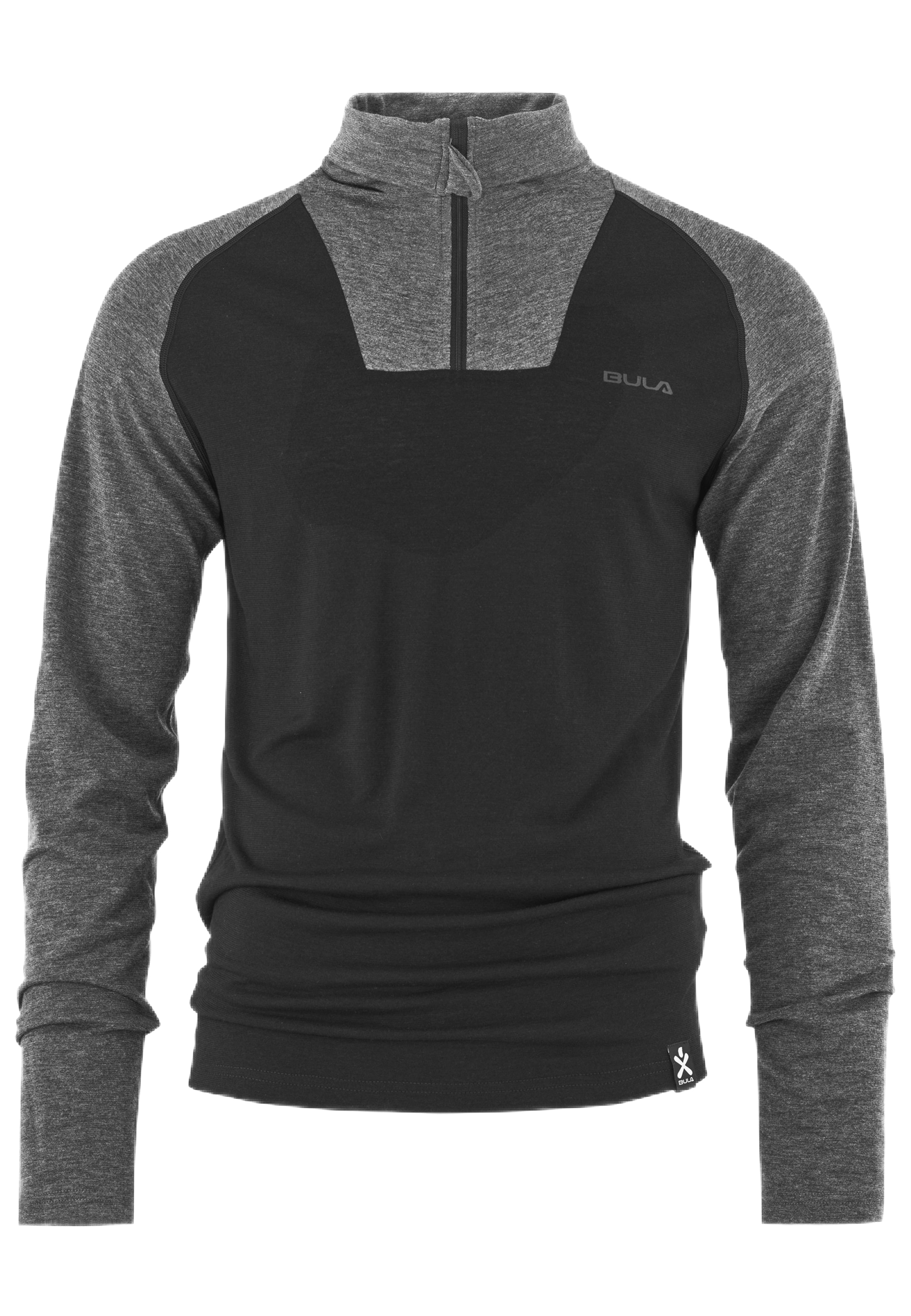 BULA Performance Shirt in Black: front