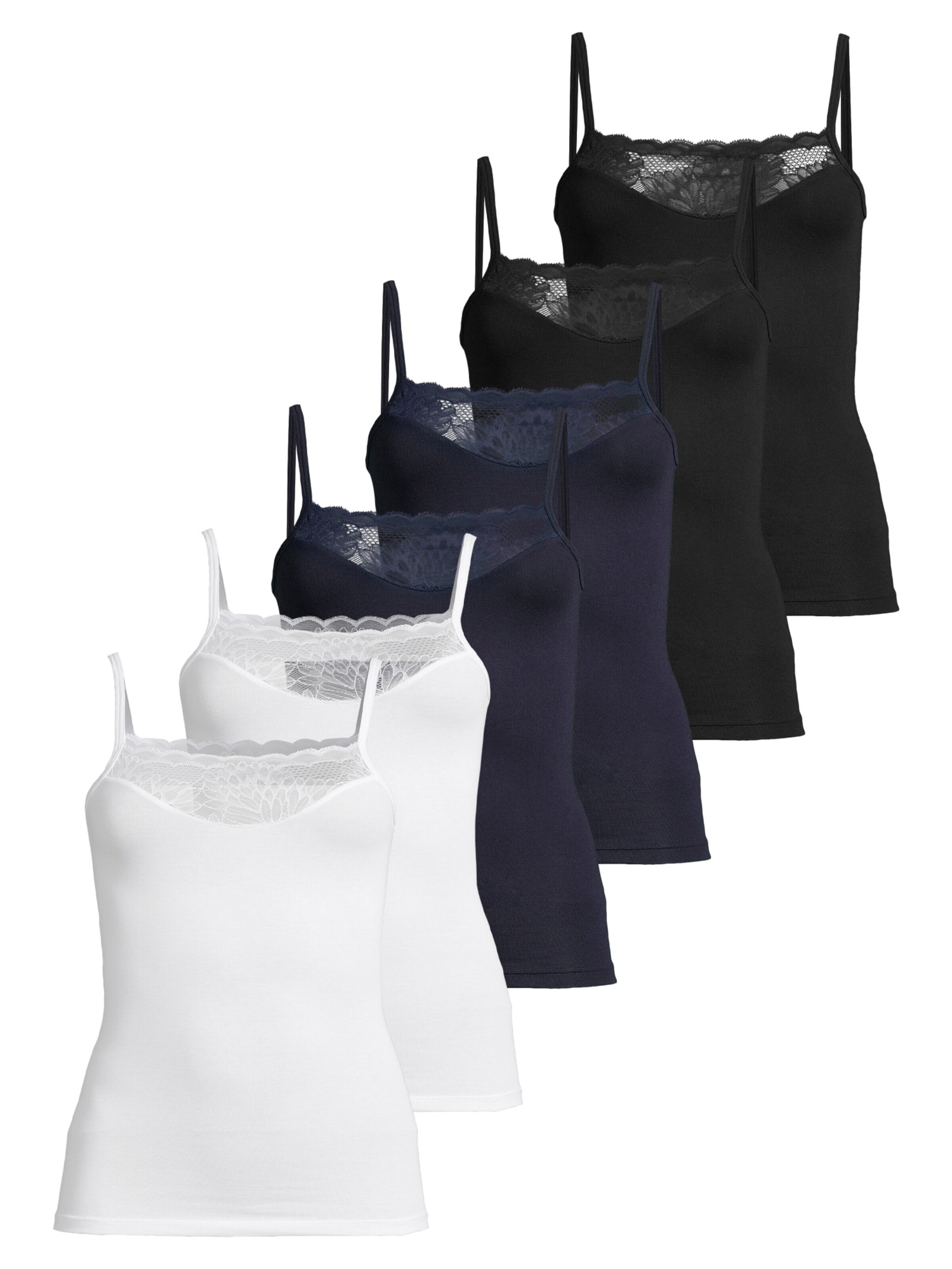 CON-TA Undershirt 'Modal' in White: front