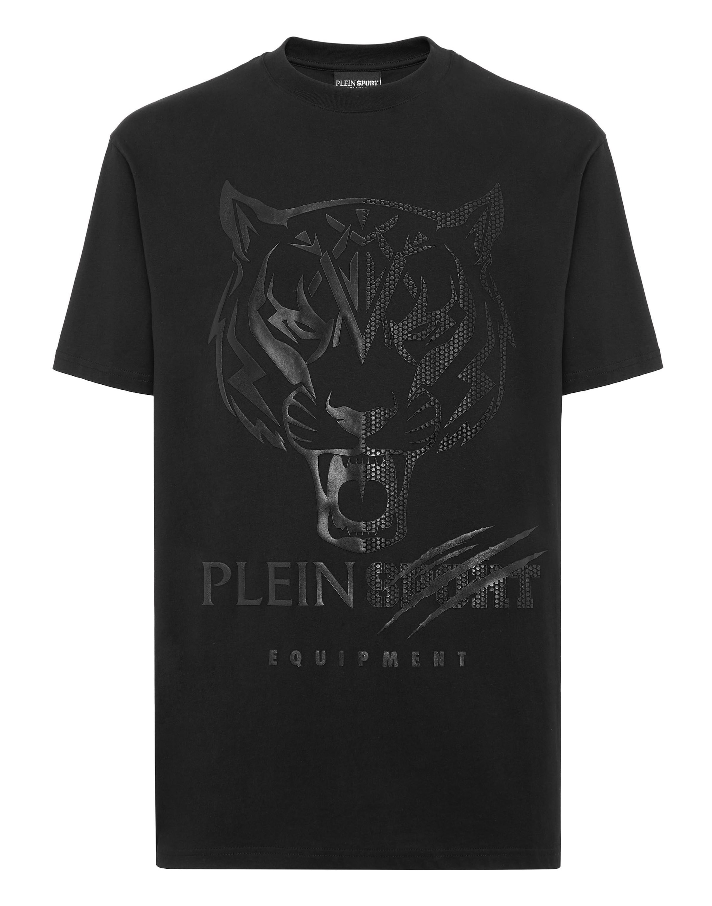 Plein Sport T-Shirt 'Tiger' en noir, Vue avec produit