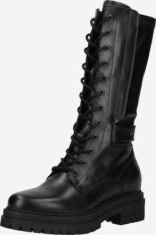 Bottes à lacets Nero Giardini en noir : devant