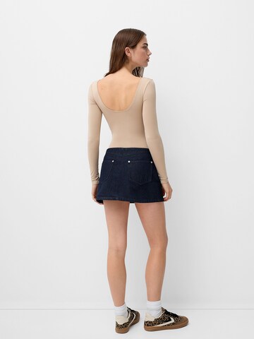 Body a maglietta di Bershka in beige