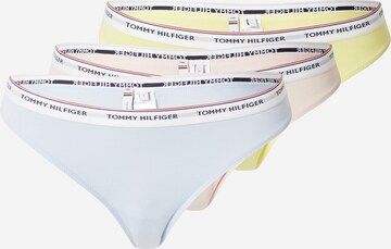 TOMMY HILFIGER Tanga – modrá: přední strana