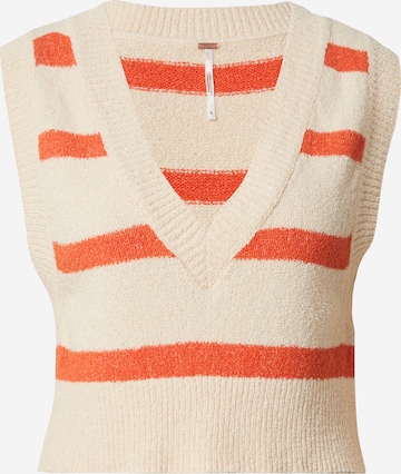 Free People Sweater 'SANTA MONICA' in Beige: front