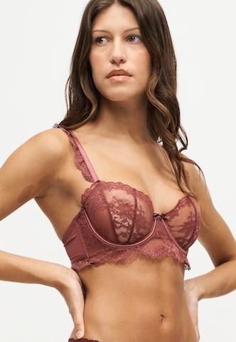Hunkemöller T-shirt Behå 'Naomi' i rosa