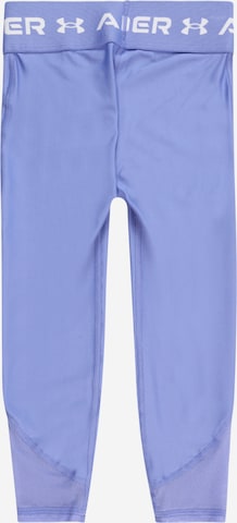 UNDER ARMOUR Skinny Sports trousers in Purple