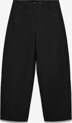 VERO MODA Pleat-front trousers 'VMSOFIA' in Black: front