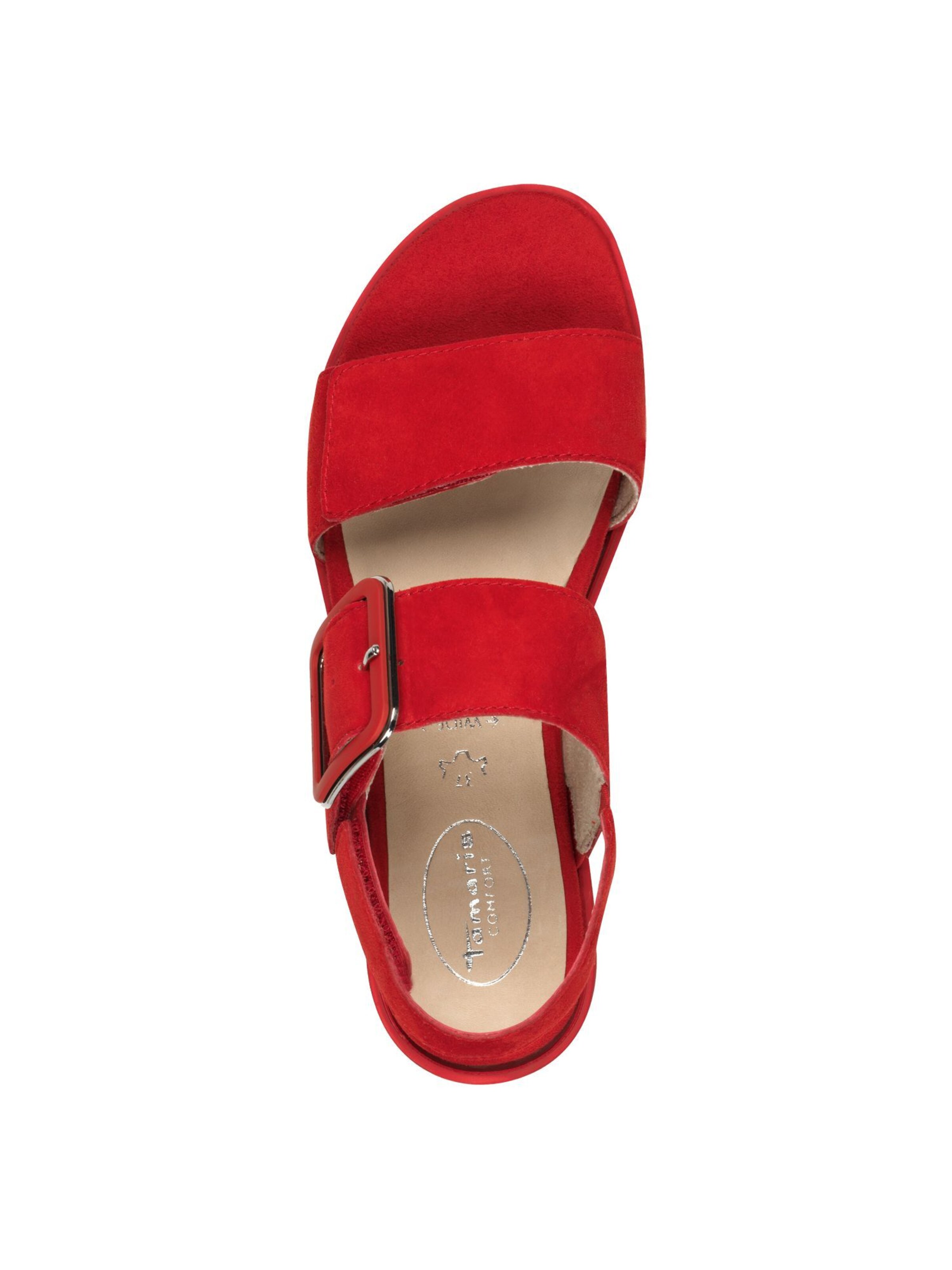 Sandales Tamaris en rouge