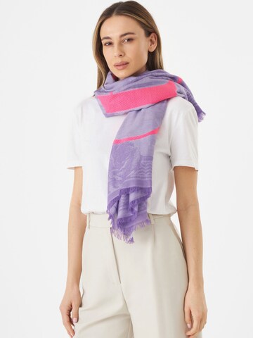 Foulard CODELLO en violet : devant