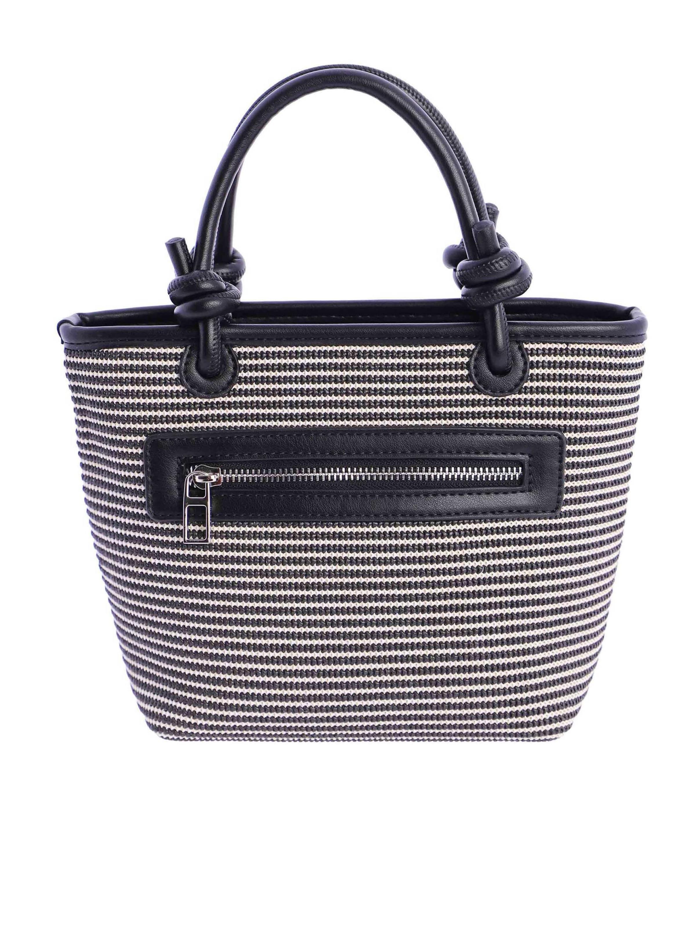 Don Algodon - Bolso de mano 'Lumina' en negro