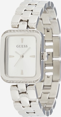GUESS Аналоговые часы в Серебристый: спереди