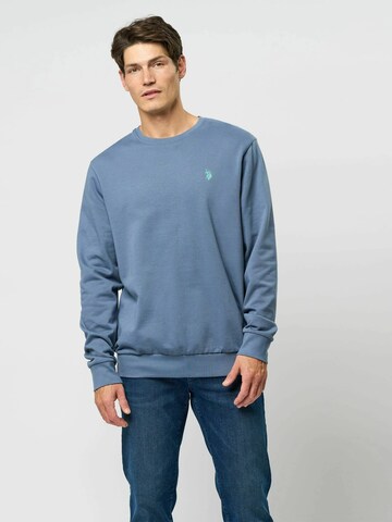 U.S. POLO ASSN. Sweatshirt 'Adler' i blå: forside