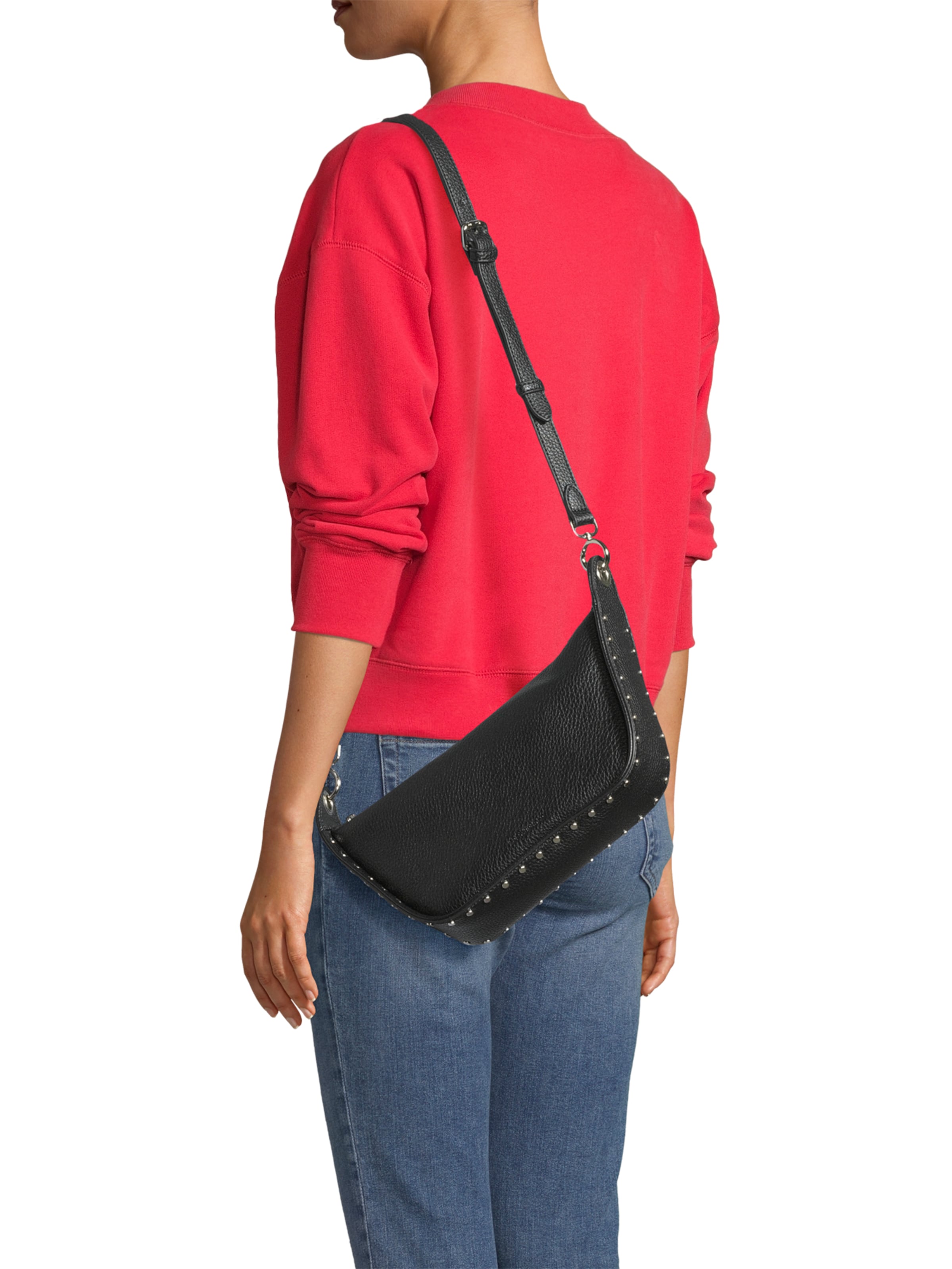FREDsBRUDER Crossbody bag 'Feel Wild' in Black: front