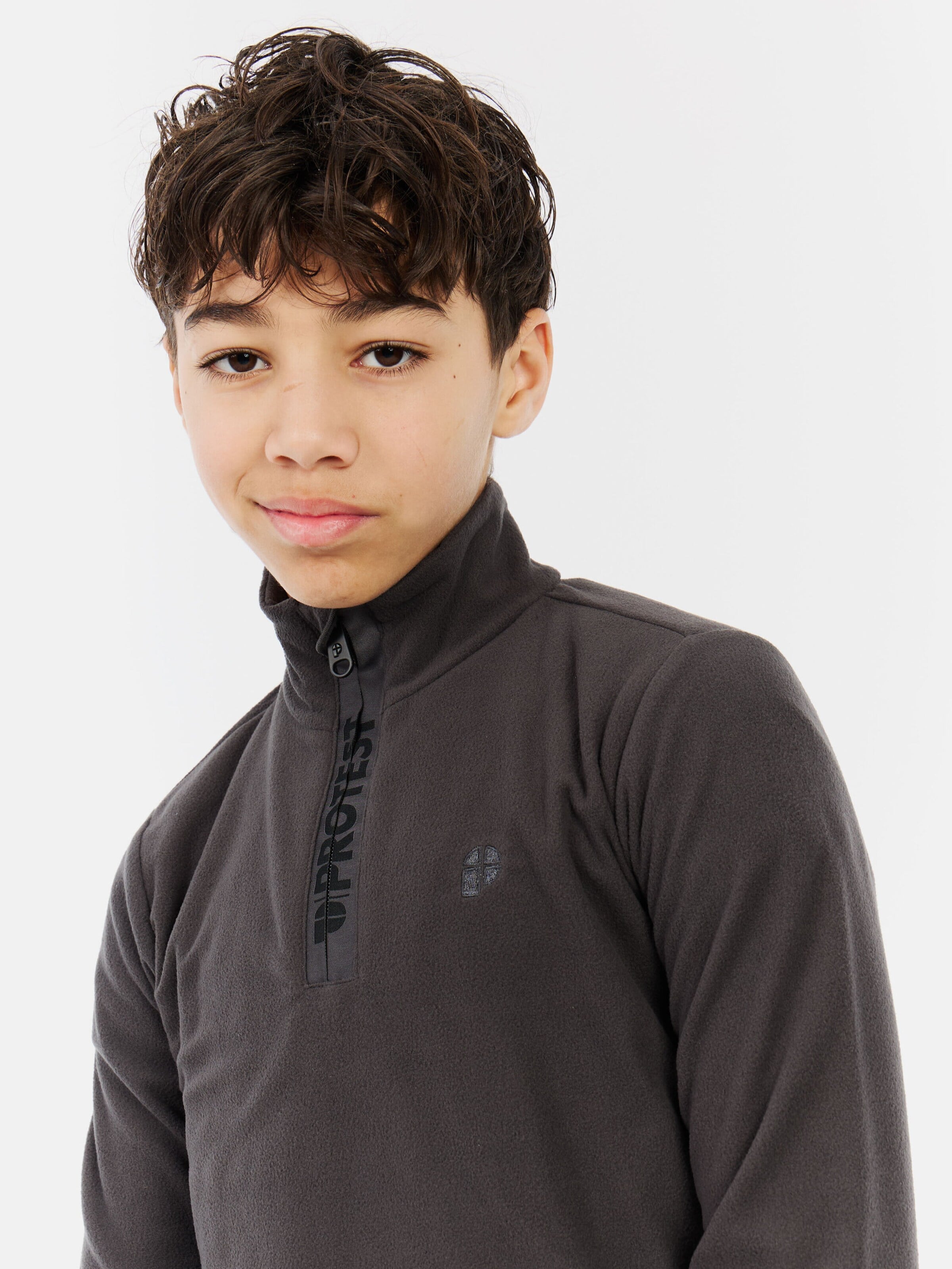 PROTEST Sportief sweatshirt 'Reperfecty JR' in Grijs