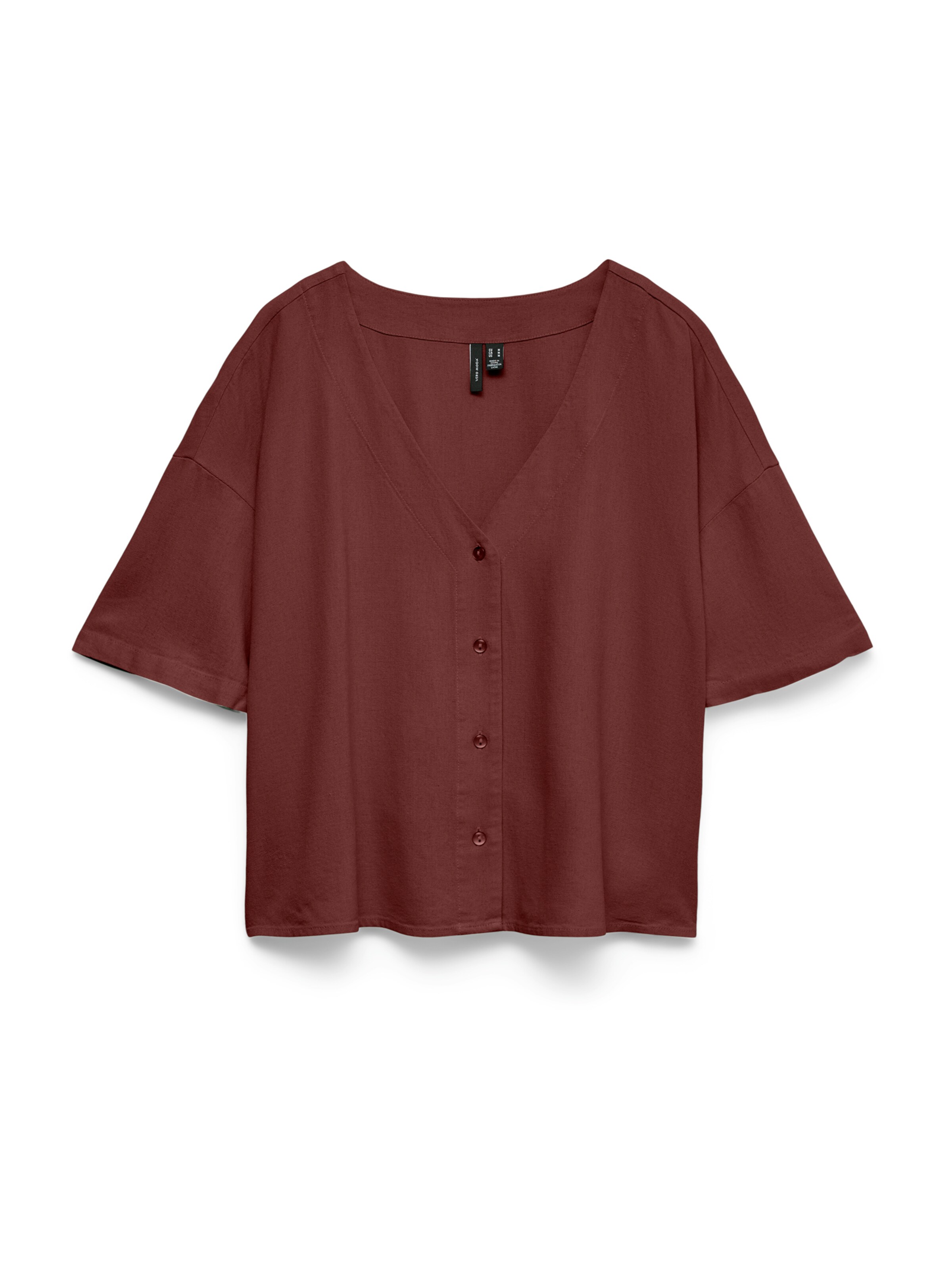 VERO MODA Bluse 'VMJESMILO' i rød: forside