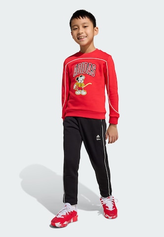 ADIDAS SPORTSWEAR Trainingsanzug 'Adidas x Disney Micky Maus' in Rot: Vorderseite