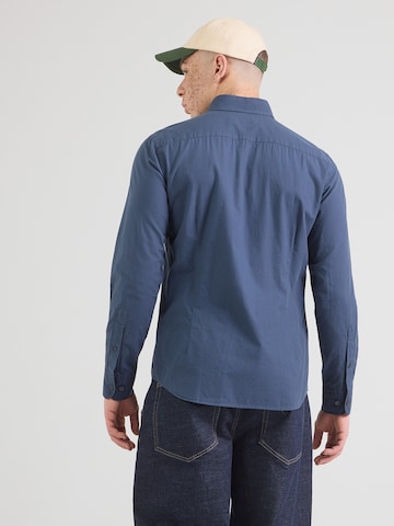 Hackett London Slim fit Ing - kék: hátul