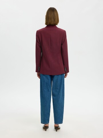 Blazer SELECTED en rouge