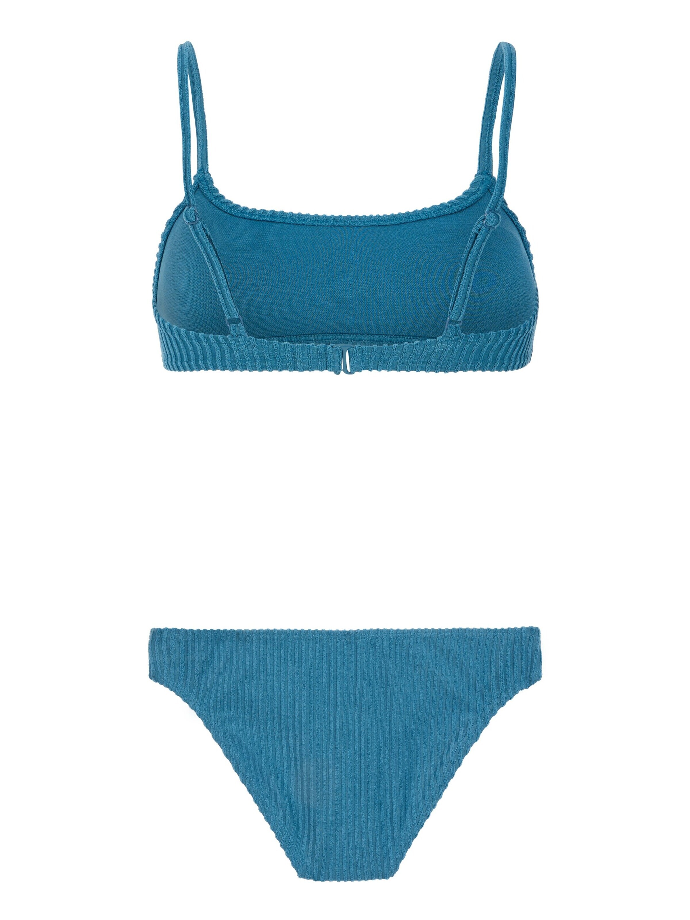 PROTEST Bustier Bikini 'PRTCINE' in Blauw