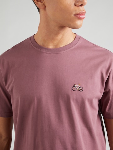 Iriedaily Majica 'Peaceride' | vijolična barva