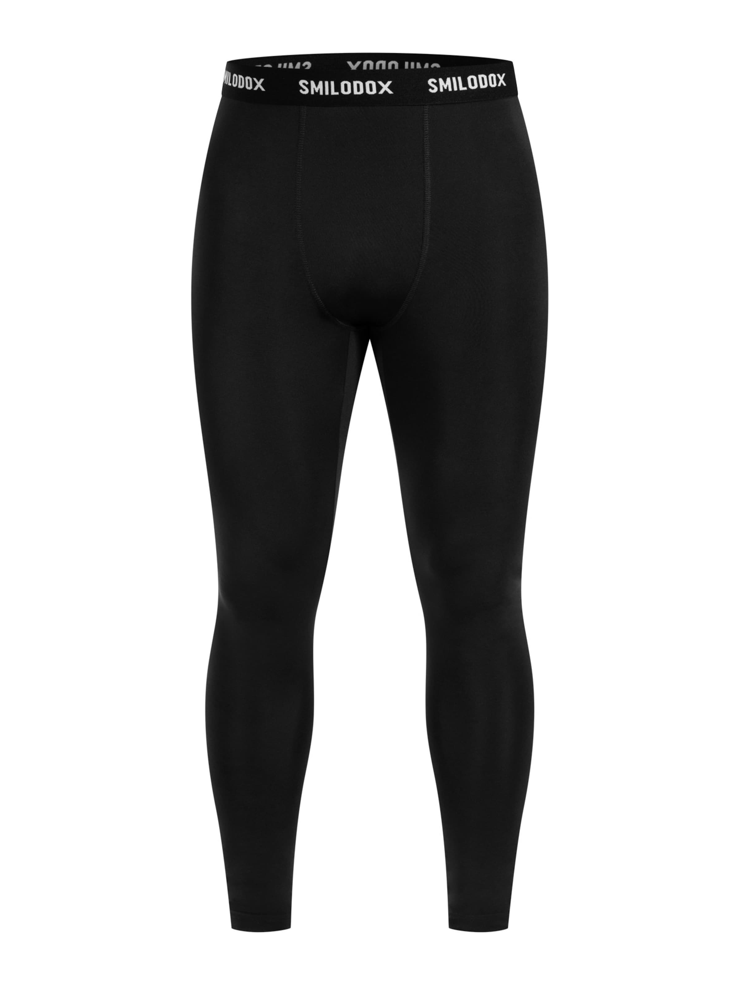 Skinny Pantalon de sport ' Zeyn ' Smilodox en noir : devant