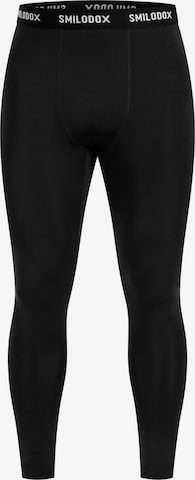 Smilodox Skinny Sportbroek ' Zeyn ' in Zwart: voorkant