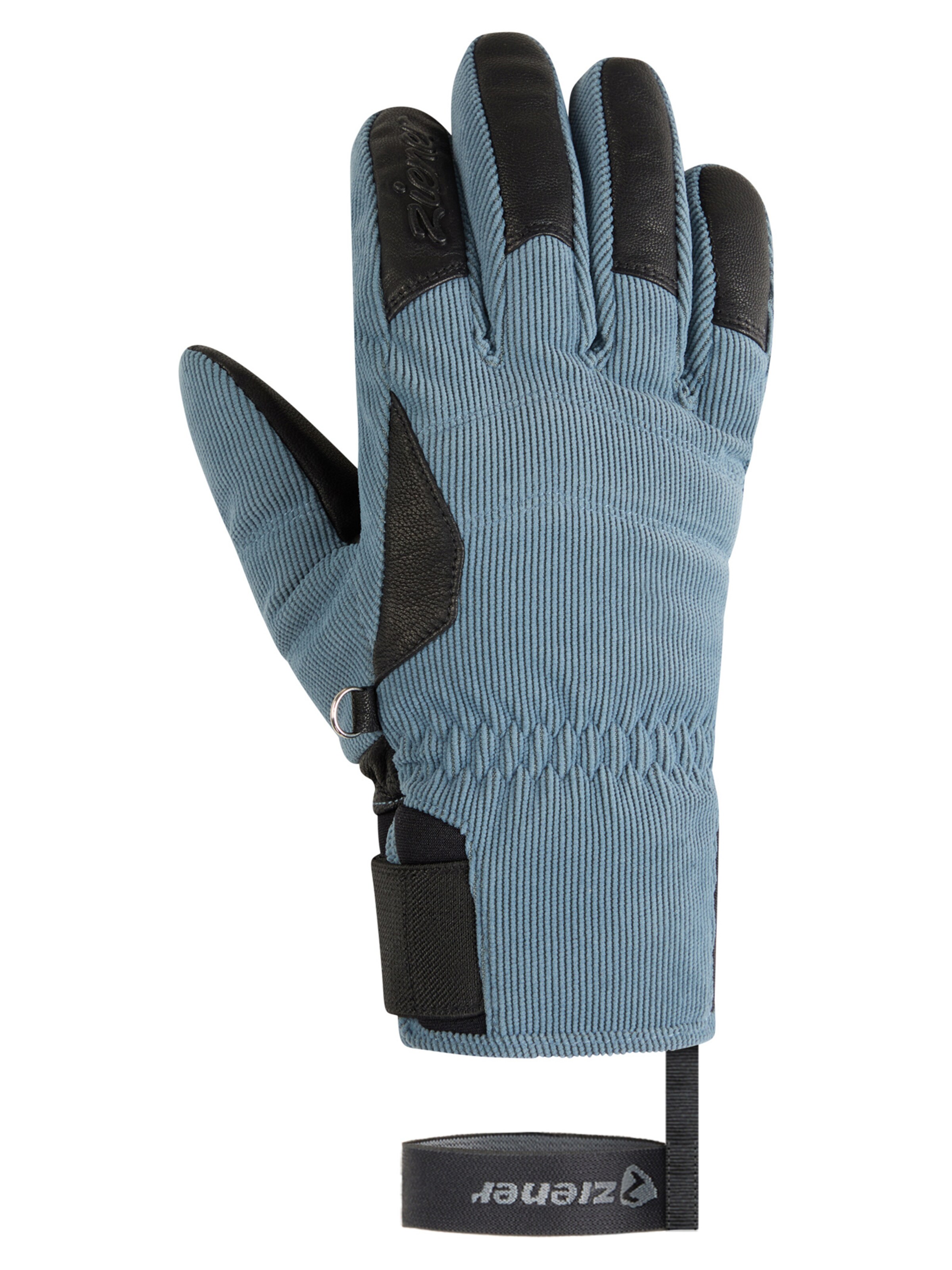 ZIENER Athletic Gloves 'Kale' in Blue