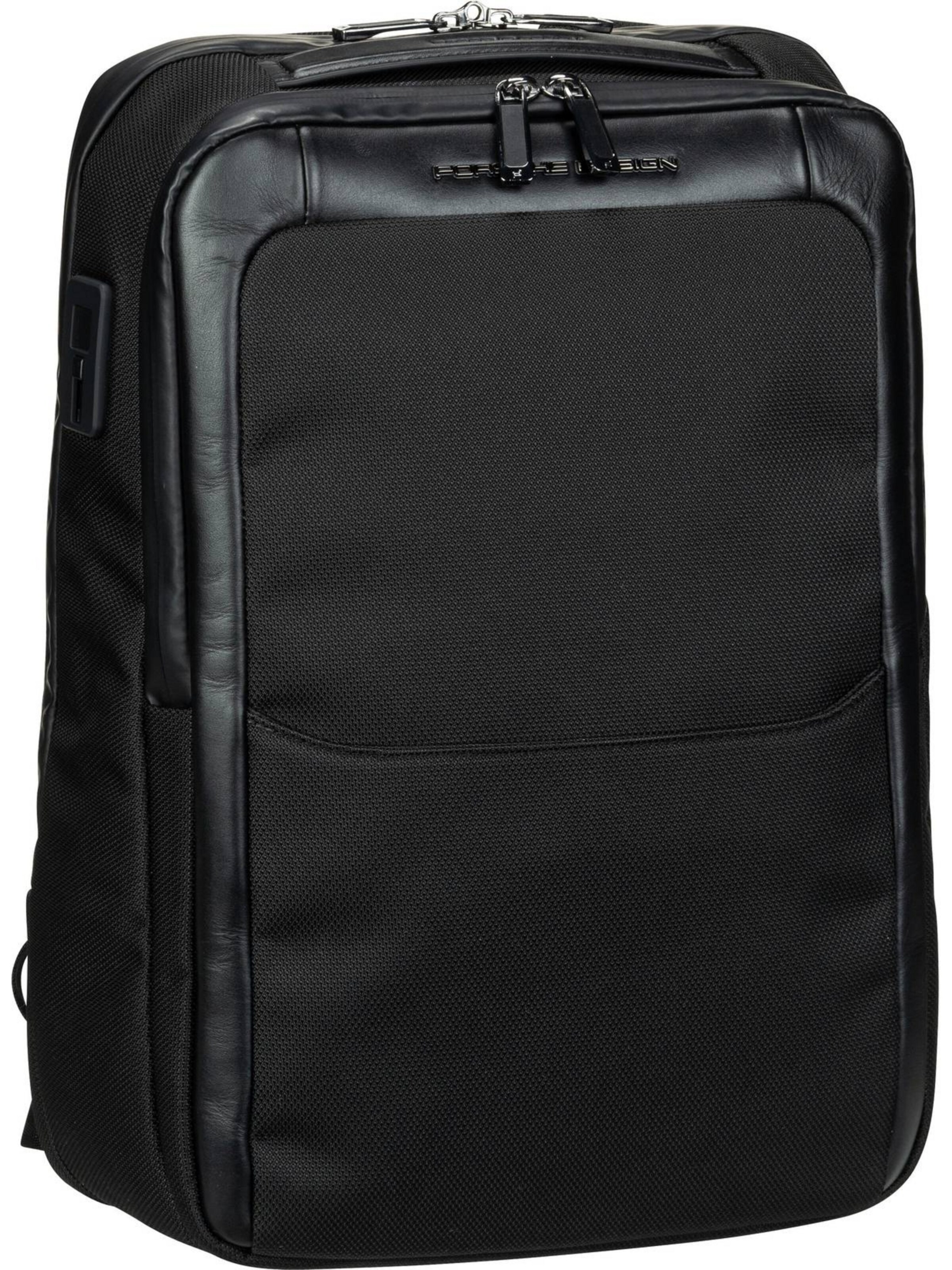 Zaino di Porsche Design in nero: frontale