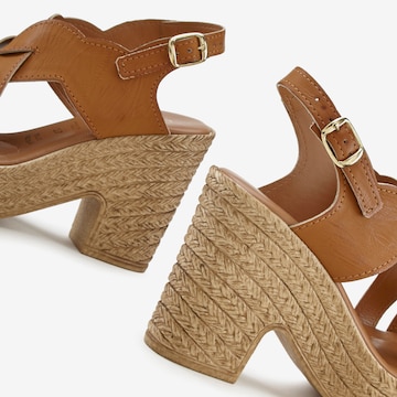 LASCANA Strap Sandals in Brown