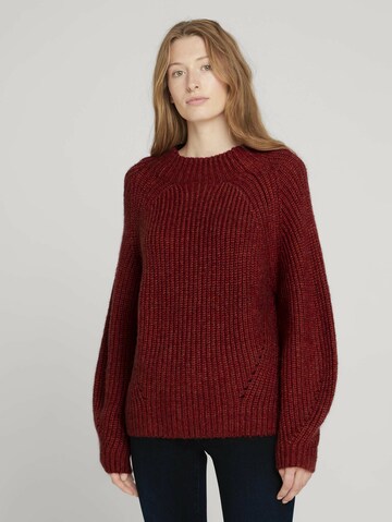 TOM TAILOR Pullover in Rot: predná strana