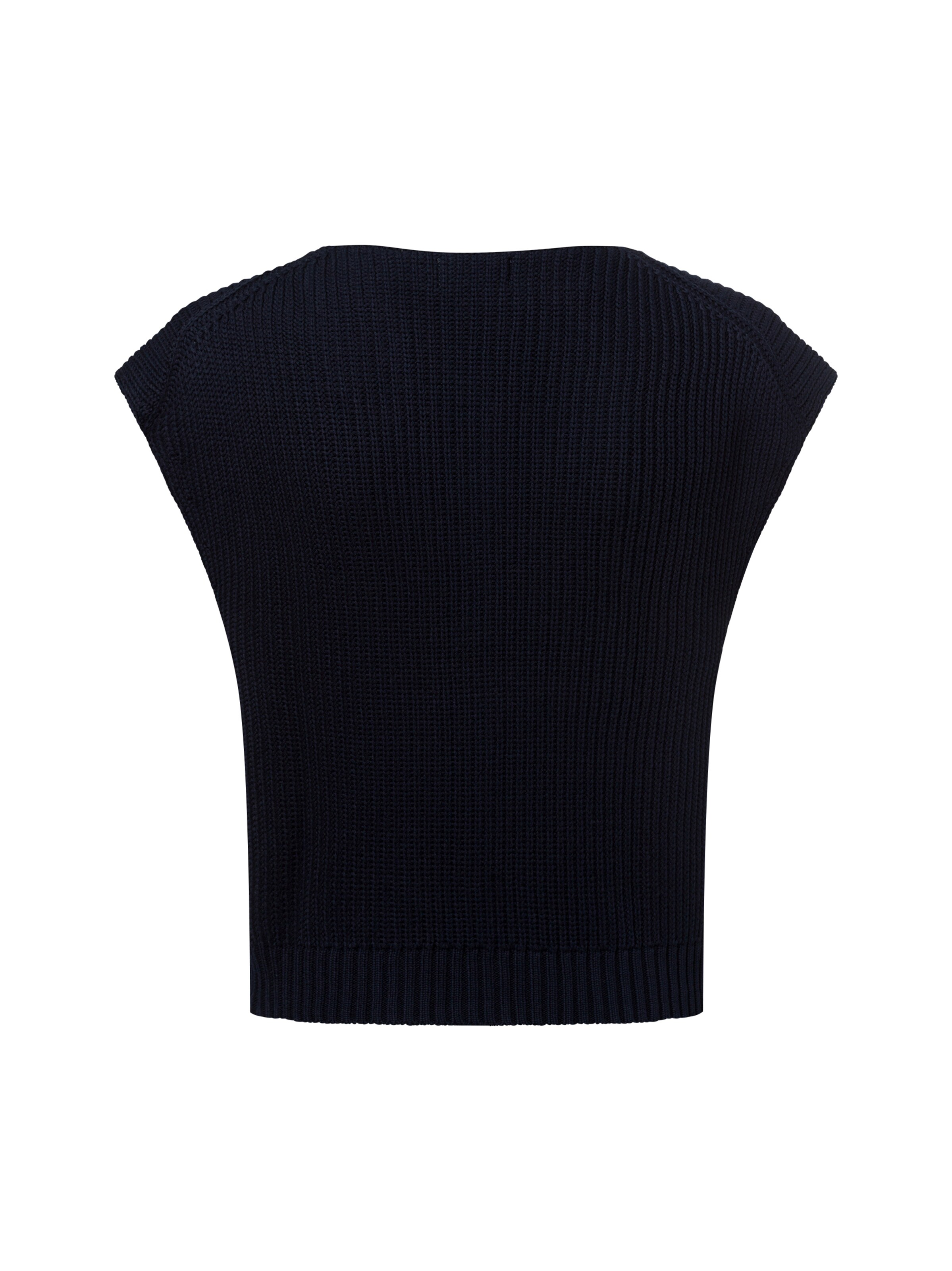 Franco Callegari Gebreide bodywarmer in Blauw