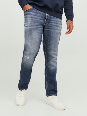 Slimfit Jeans 'GLENN' di JACK & JONES in blu: frontale