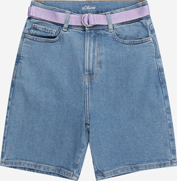 s.Oliver Wide Leg Shorts in Blau: predná strana