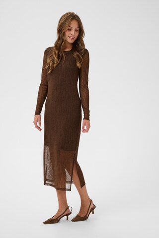 SAINT TROPEZ - Vestido 'Aady' em castanho