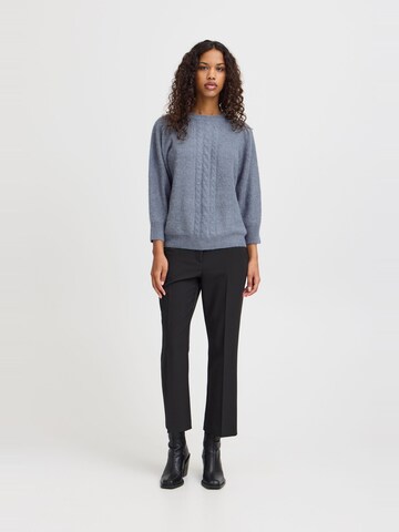 ICHI Trui ' KAMARA MS3 ' in Blauw