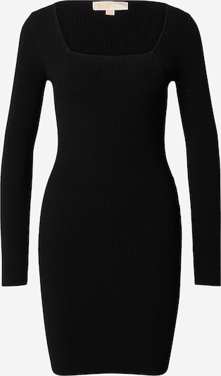 Rochie tricotat MICHAEL Michael Kors pe negru, Vizualizare produs