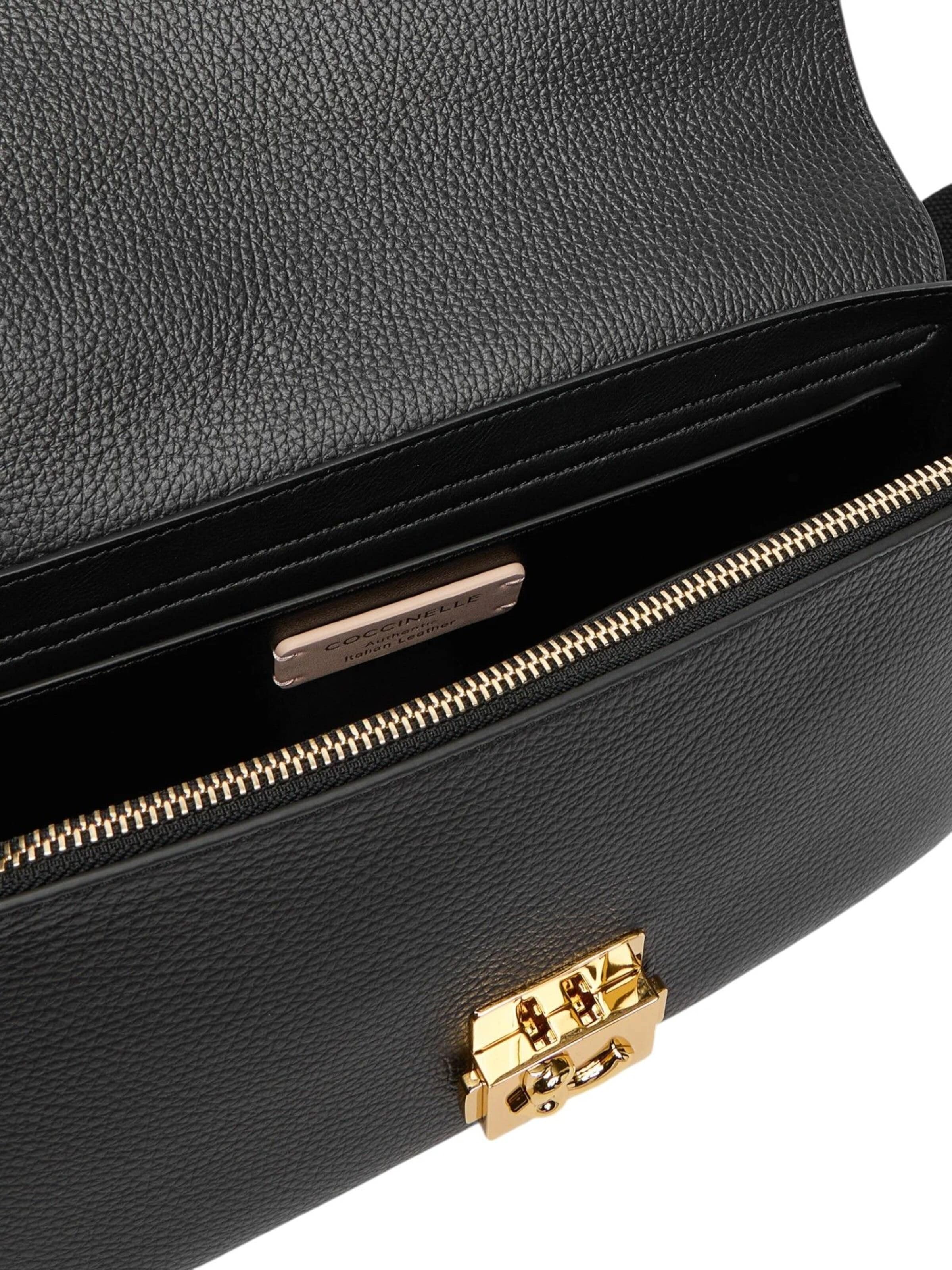 Coccinelle Handbag 'Handbag Grained Leather' in Black