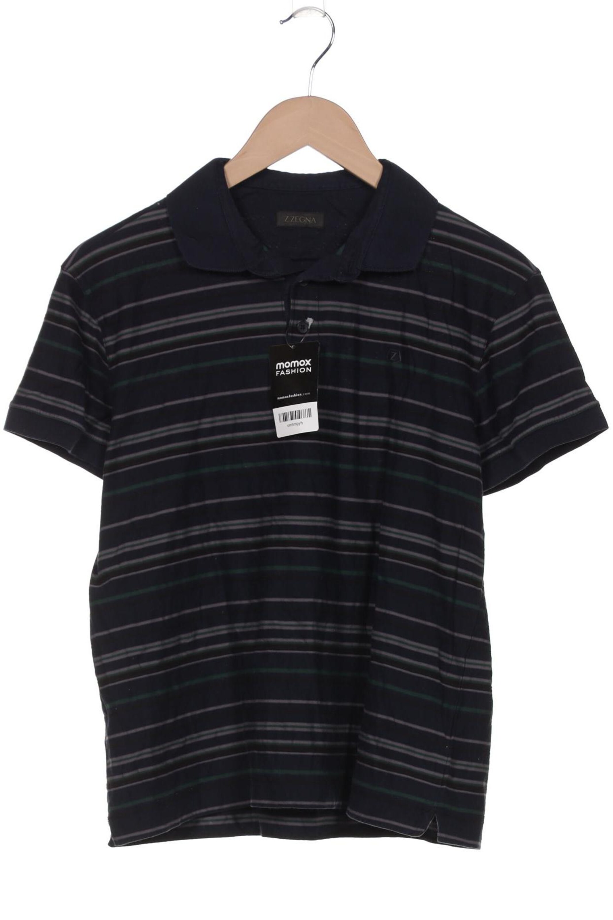 Zegna Poloshirt in M in marine, Produktansicht