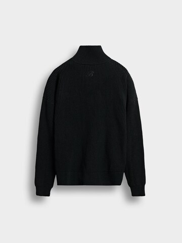 Burocs Knit Cardigan in Black