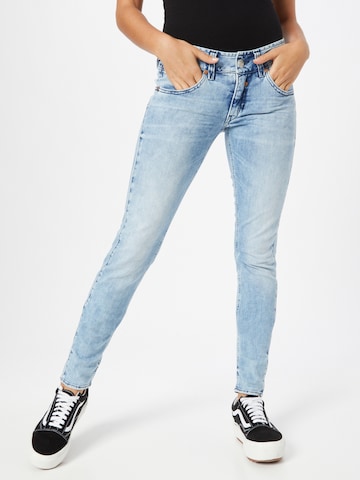Herrlicher Slimfit Jeans i blå: forside