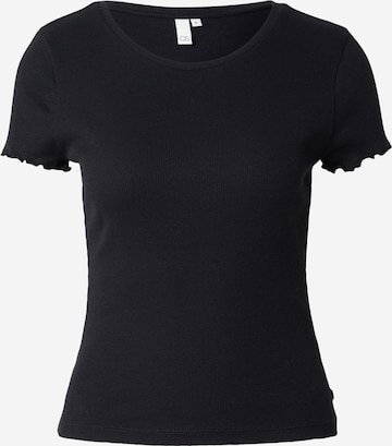 QS Shirt in Black: front