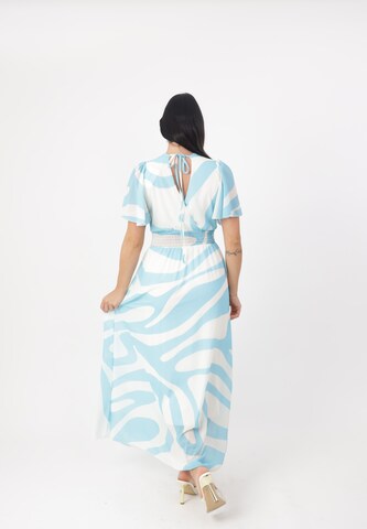 Robe d’été Elara en bleu