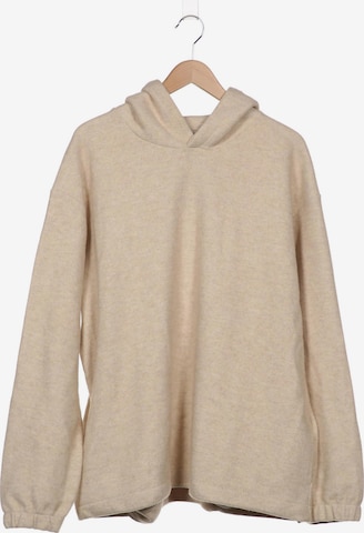 ZARA Kapuzenpullover XL in Beige: Vorderseite