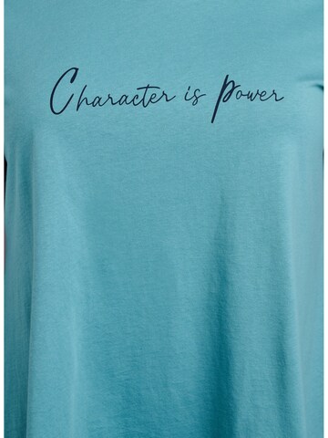 T-shirt 'VMY' Zizzi en vert