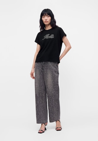 melns Karl Lagerfeld T-Krekls